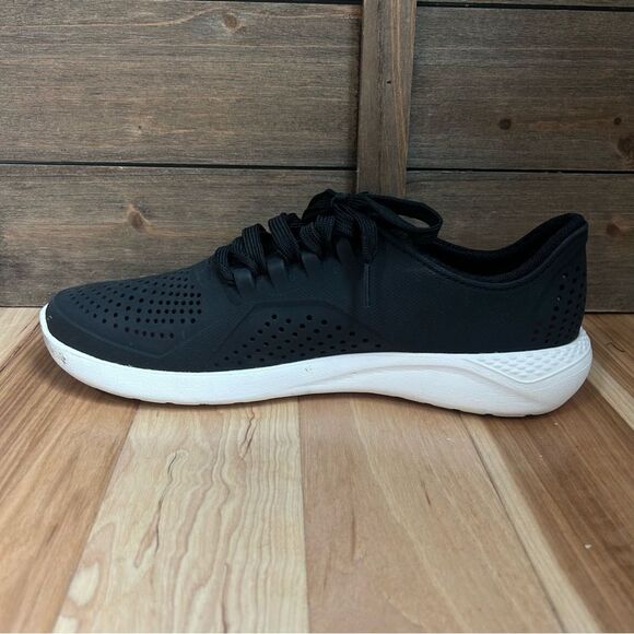 Crocs LiteRide Pacer Men’s Shoe Waterproof Sneaker Casual Black 204967 Sz 9 - Picture 6 of 16